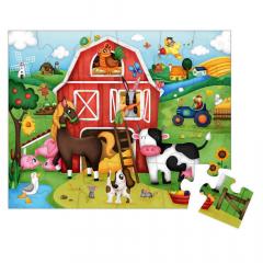 Puzzle educativ - Ferma