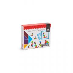 Puzzle magnetic educativ din lemn - Tangram