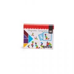 Puzzle magnetic educativ din lemn - Tangram