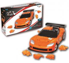 Puzzle 3D - Orange Chevrolet Corvette C6R