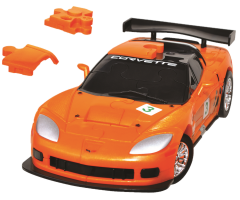 Puzzle 3D - Orange Chevrolet Corvette C6R
