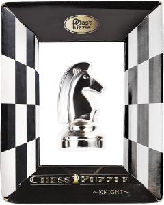 Puzzle - Cast Chess Knight - Silver