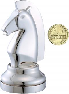 Puzzle - Cast Chess Knight - Silver