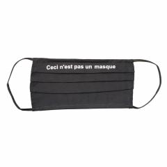 Masca textila din bumbac - strat dublu - Ceci n'est pas un masque