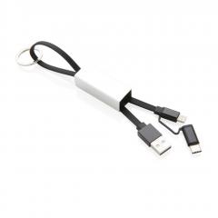 Breloc - Luxury 3 in 1 cable, white