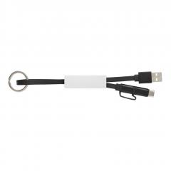 Breloc - Luxury 3 in 1 cable, white