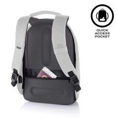 Rucsac - Bobby Hero Small Spring Anti-Theft Backpack - Light Grey