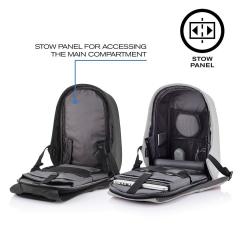 Rucsac - Bobby Hero Small Spring Anti-Theft Backpack - Light Grey