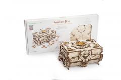 Puzzle 3D - Cutie bijuterii cu chihlimbar / The Amber Box