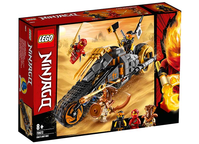 壱 Motocicleta de teren a lui Cole (70672) - LEGO