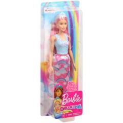 Papusa - Barbie Dreamtopia - Printesa cu rochita curcubeu