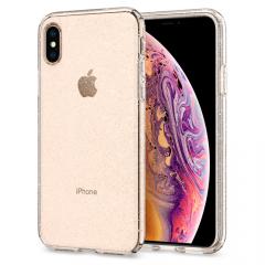 Spigen Husa Liquid Crystal Glitter iPhone XS / X Crystal Quartz
