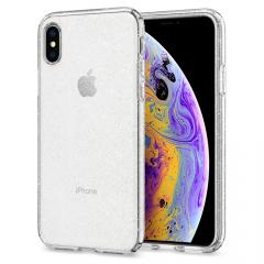 Spigen Husa Liquid Crystal Glitter iPhone XS / X Crystal Quartz