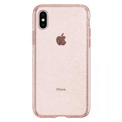 Spigen Husa Liquid Crystal Glitter iPhone XS / X Rose Quartz
