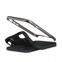 Spigen Husa Neo Hybrid 2 iPhone SE 2020 / 8 / 7 Gunmetal