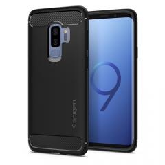 Spigen Husa Rugged Armor Samsung Galaxy S9 Plus G965 Black (antishock)