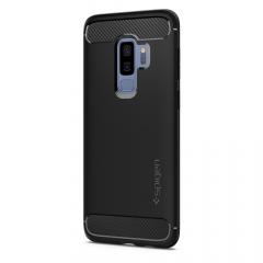 Spigen Husa Rugged Armor Samsung Galaxy S9 Plus G965 Black (antishock)
