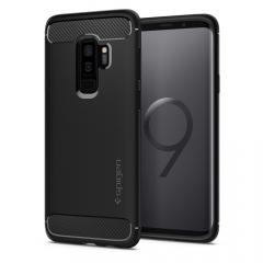 Spigen Husa Rugged Armor Samsung Galaxy S9 Plus G965 Black (antishock)