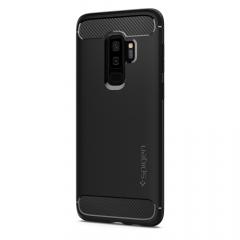 Spigen Husa Rugged Armor Samsung Galaxy S9 Plus G965 Black (antishock)