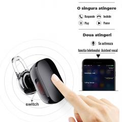Baseus Casca Bluetooth Mini Encok A02 Tarnish (comutare rapida touch)