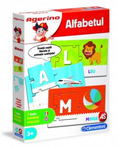 Puzzle educativ - Agerino - Alfabetul