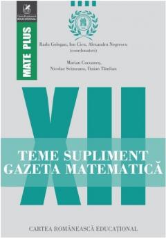 Teme supliment gazeta matematica - Clasa a XII-a