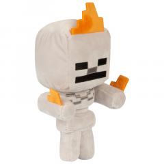 Jucarie din plus - Minecraft Happy Explorer Skeleton On Fire Plush