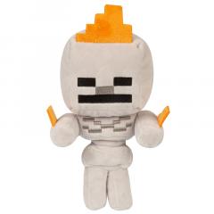 Jucarie din plus - Minecraft Happy Explorer Skeleton On Fire Plush