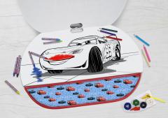 Set pentru desen 5 in 1 As Art - Giga Block, Cars