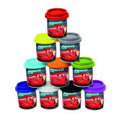 Set de joaca - Plastilina Cars, 10 borcanase