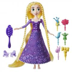 Papusa Rapunzel cu accesorii de par