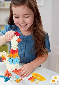 Set Play-Doh - Animal Crew: Puiul cu pene colorate