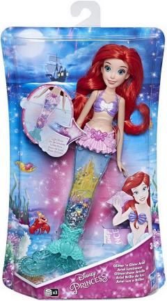 Papusa Disney Princess - Glitter and Glow, Ariel