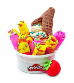 Set Play-Doh Kitchen Creations - Rulouri de inghetata