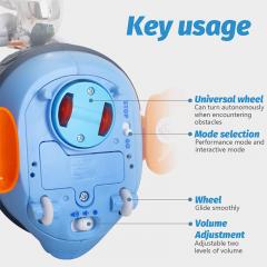 Jucarie interactiva - Ratoiul cu saxofon (albastru)