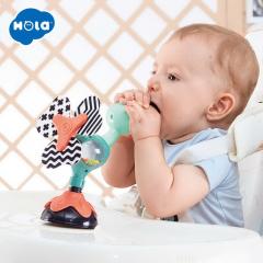 Jucarie bebelus cu ventuza - Paun