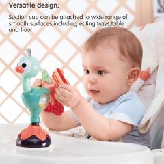 Jucarie bebelus cu ventuza - Paun