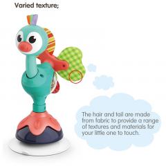 Jucarie bebelus cu ventuza - Paun