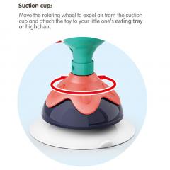 Jucarie bebelus cu ventuza - Paun