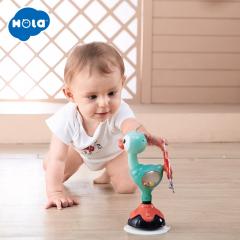 Jucarie bebelus cu ventuza - Paun