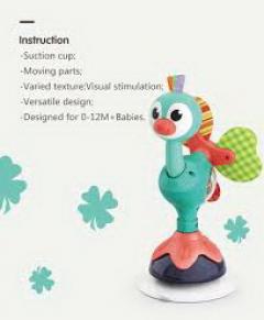 Jucarie bebelus cu ventuza - Paun