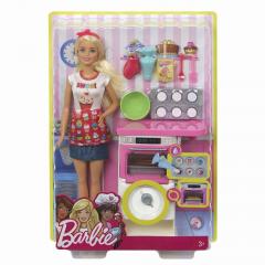 Set jucarii - Papusa Barbie in bucatarie