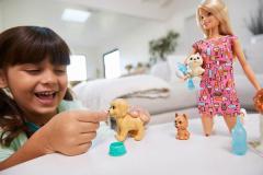 Set papusi - Barbie cu catelusi