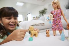Set papusi - Barbie cu catelusi