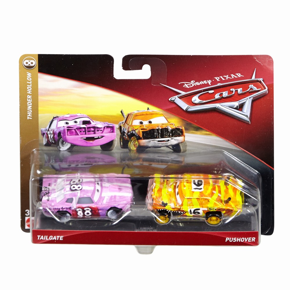 Set masinute - Disney Cars Tailgate si Pushover - Mattel