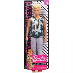 Papusa baiat - Barbie Fashionistas cu maiou Malibu