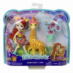 Set jucarii - Enchantimals - Gillian Giraffe si Pawl