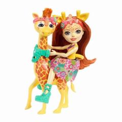 Set jucarii - Enchantimals - Gillian Giraffe si Pawl