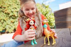 Set jucarii - Enchantimals - Gillian Giraffe si Pawl