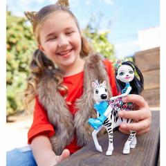Set jucarii - Enchantimals - Zelena Zebra si Hoofette